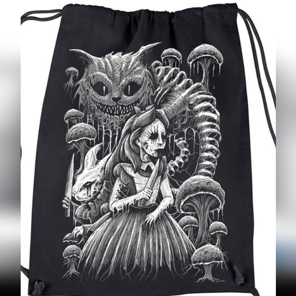 Sold Alce the Murderer in Wonderland Backpack large